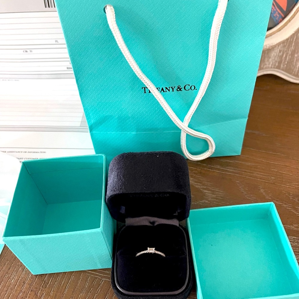Tiffany & Co. Horizon platinum ring